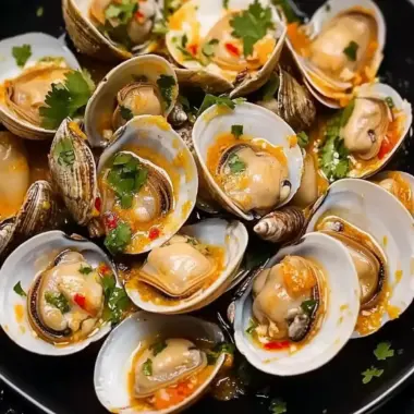 Savor Red Curry, Coconut, and Ginger Infused Steamed Clams 9 Red Curry, Coconut, and Ginger Infused Steamed Clams