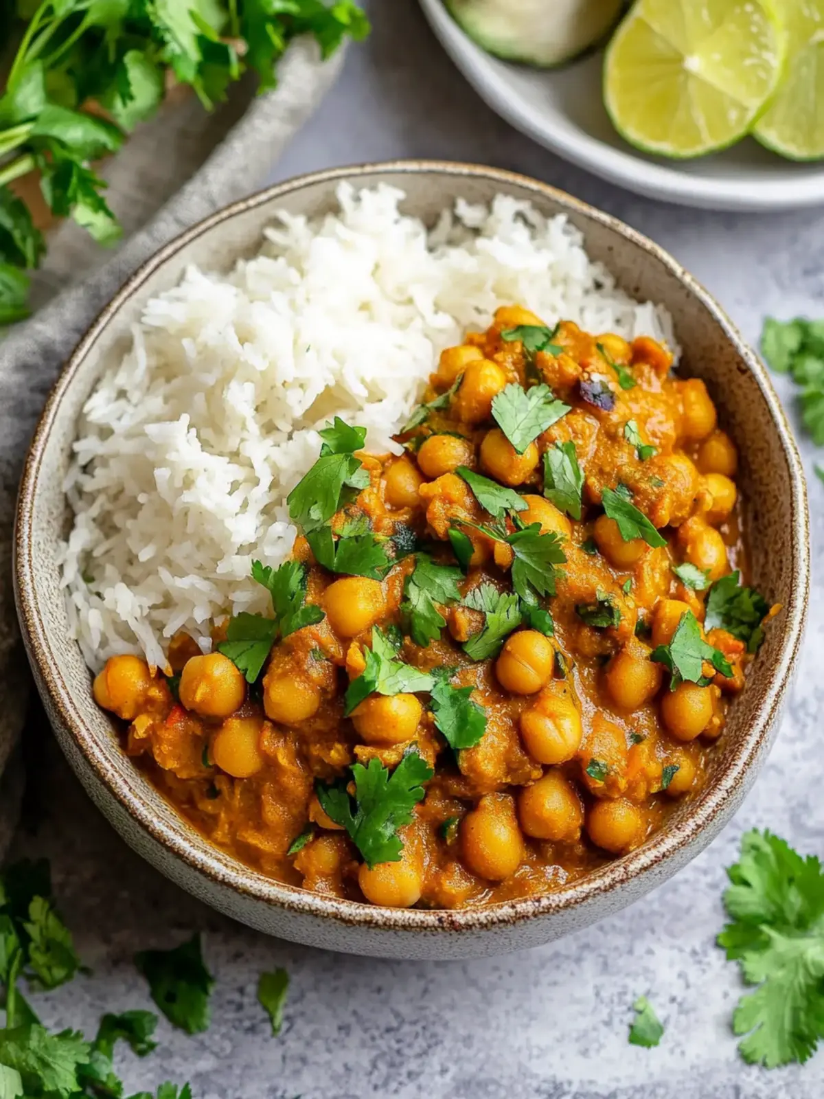 Savory Chickpea Curry: A Comfort Food Delight at Home 4 Chickpea Curry
