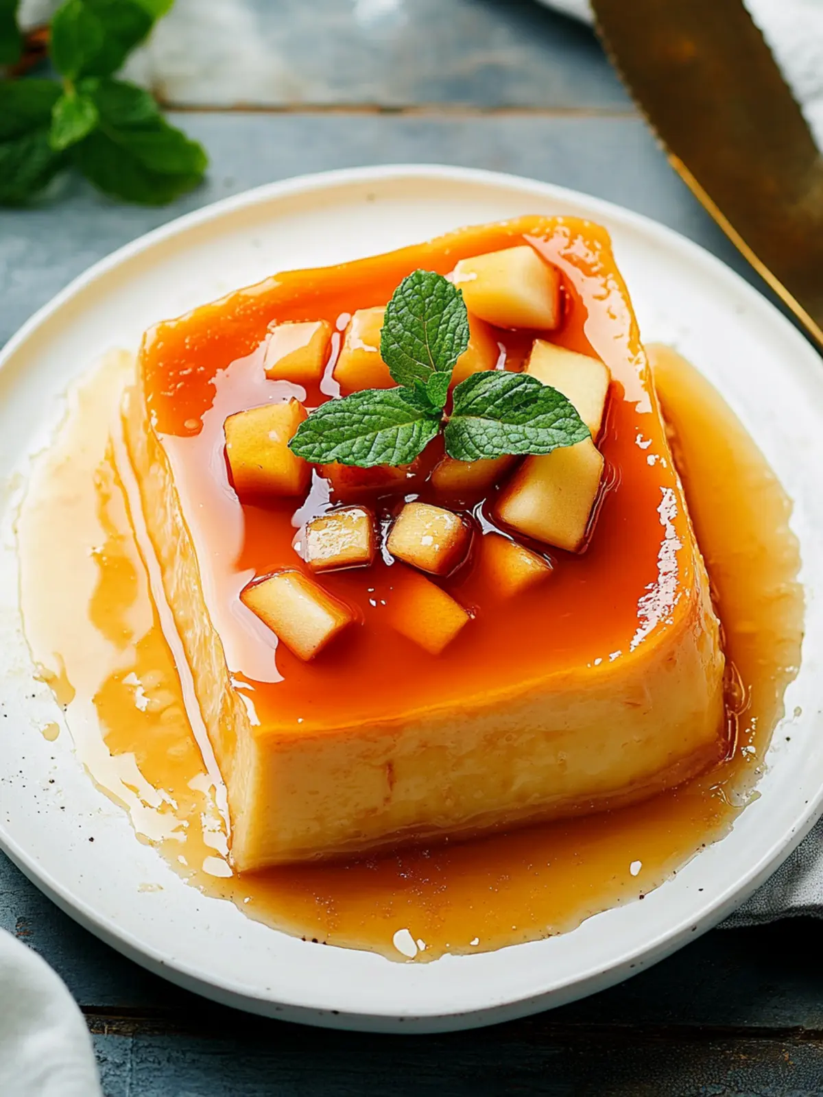 Decadent Apple Caramel Flan to Delight Your Taste Buds 2 Apple Caramel Flan