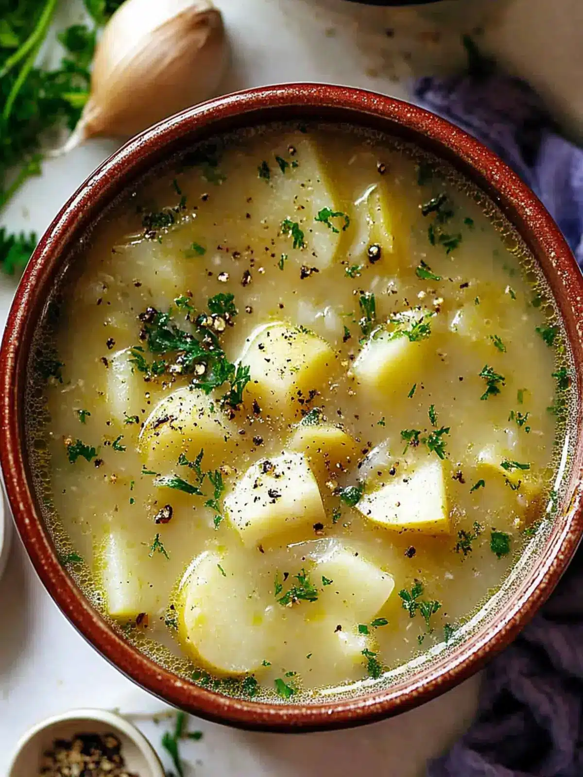 Hangover Cure Garlic Potato Soup for Ultimate Comfort 4 Hangover Cure Garlic Potato Soup