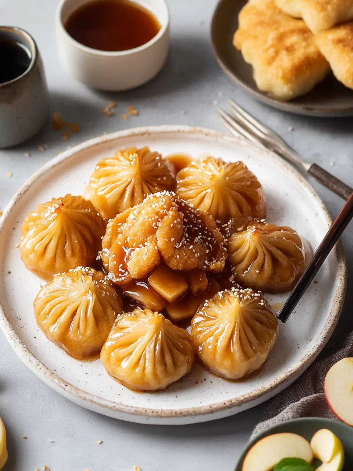 Irresistible Apple Dumplings with Miso Caramel Sauce Delight 5 Apple Dumplings with Miso Caramel Sauce