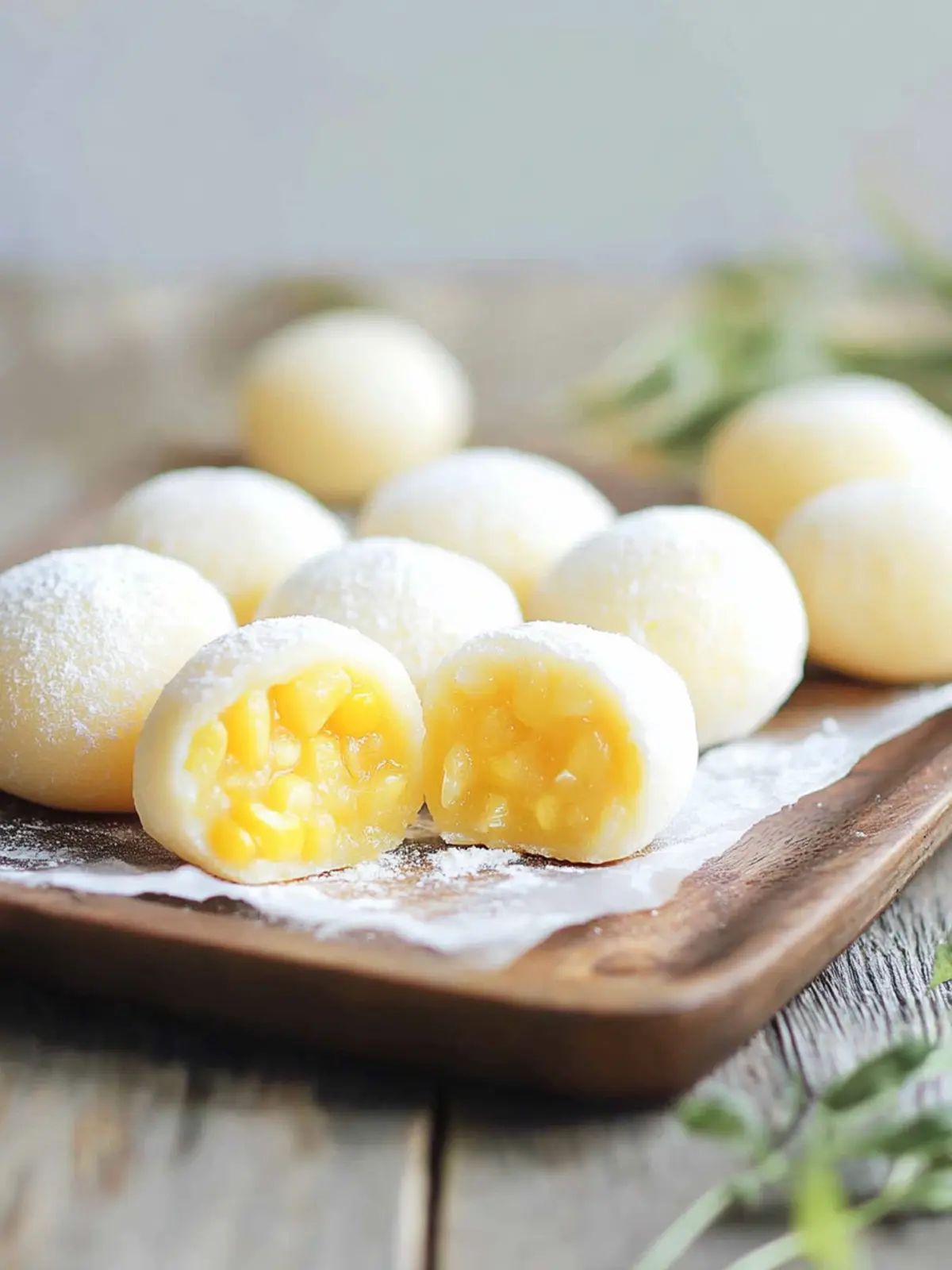 Delicious Sweet Corn Mochi: Quick 5-Minute Treat! 2 Sweet Corn Mochi