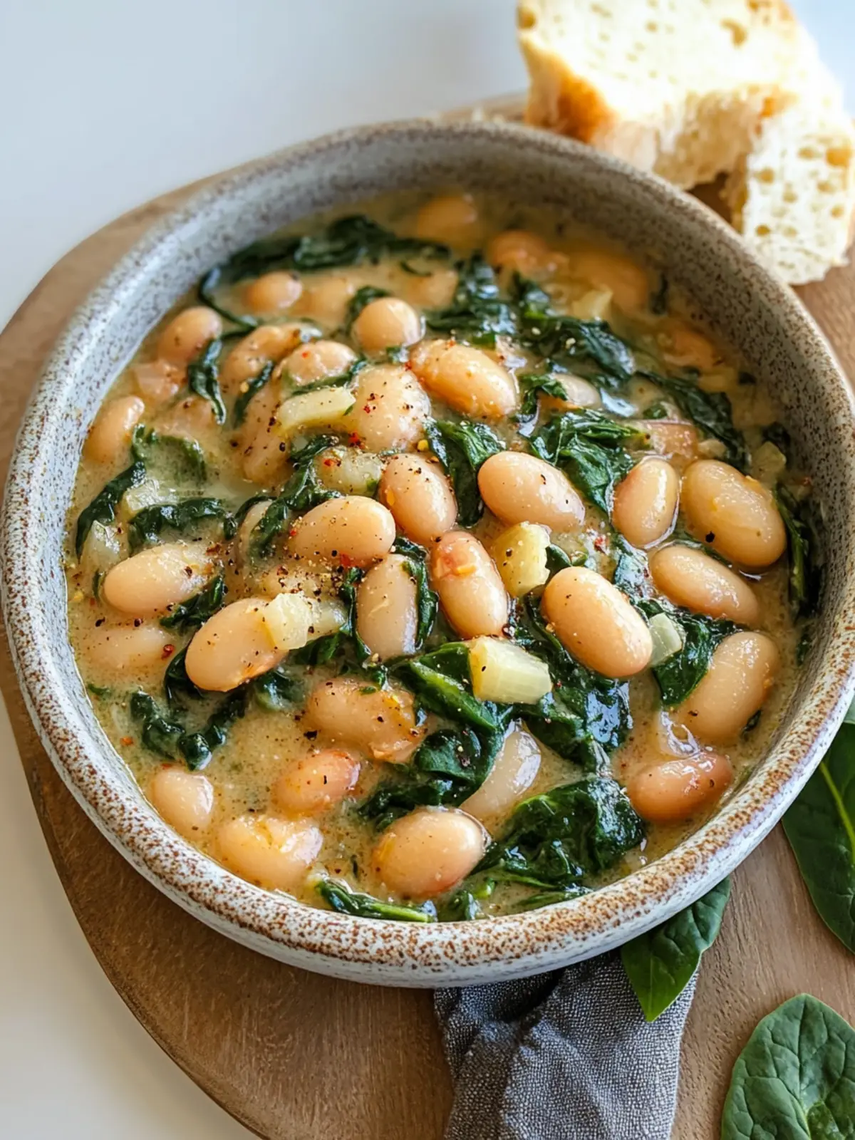 Creamy Butter Beans with Spinach: A Cozy Dinner Delight 3 Creamy Butter Beans with Spinach