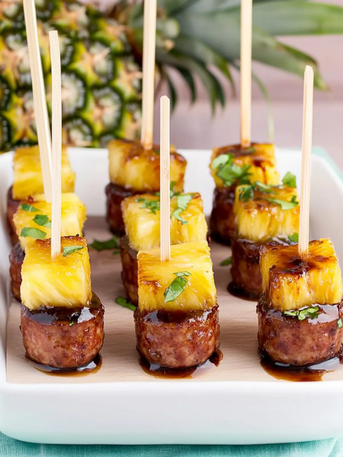 Savory Sausage and Pineapple Bites for Effortless Entertaining 4 Sausage and Pineapple Bites