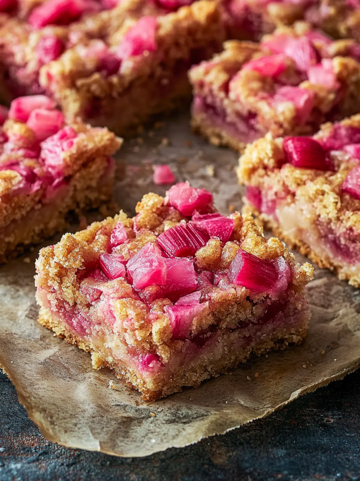 Rhubarb Dream Bars: Sweet Treat for Home Cooks Everywhere 3 Rhubarb Dream Bars