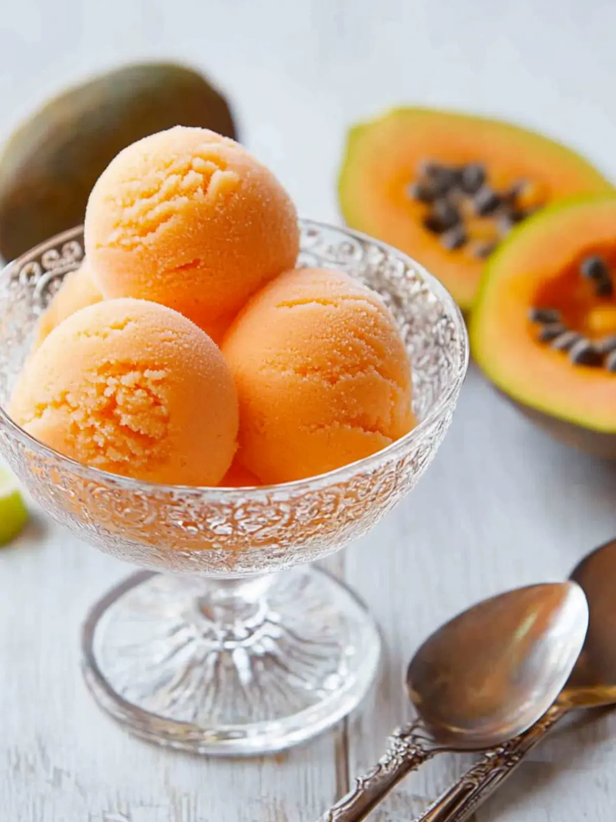 Delightful Papaya Lime Sorbet for a Refreshing Summer Treat 4 Papaya Lime Sorbet