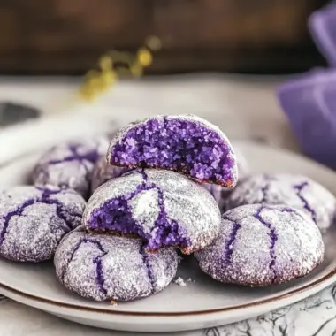 Delicious Ube Crinkle Cookies: Soft, Chewy, Gluten-Free Joy 10 Ube Crinkle Cookies