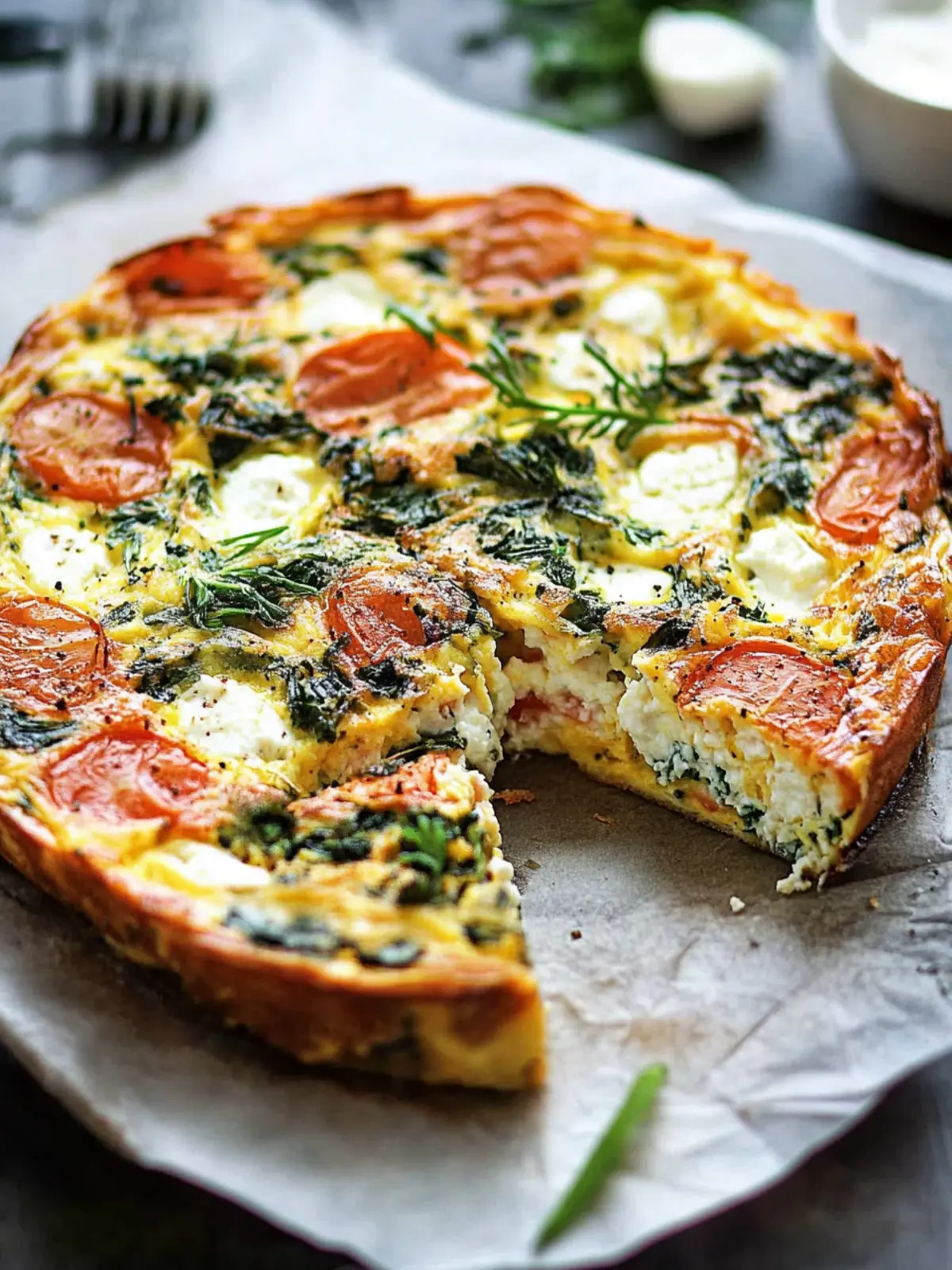 Delicious Cottage Cheese Frittata with Kale and Salmon Magic 3 Cottage Cheese Frittata