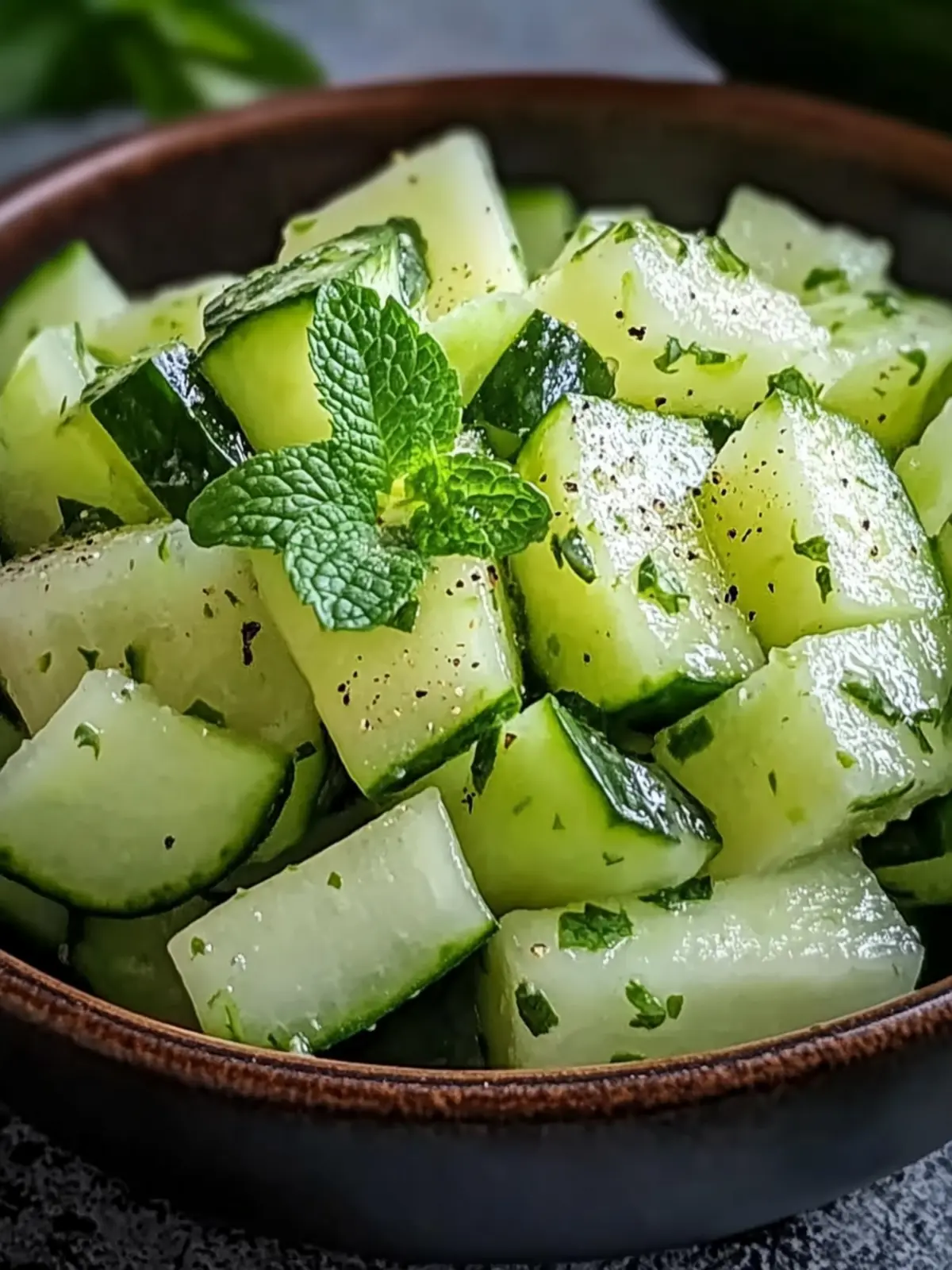 Refreshing Honeydew Cucumber Mint Salad for Summer Bliss 5 Honeydew Cucumber Mint Salad