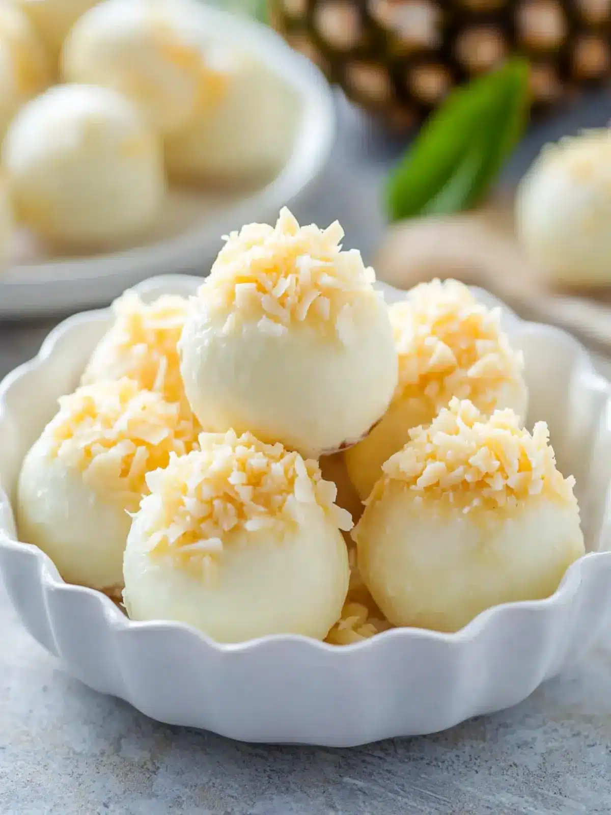Delicious Piña Colada Truffles to Brighten Your Day 2 Piña Colada Truffles