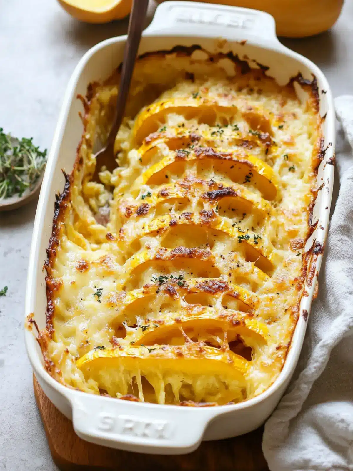 Decadent Delicata Squash au Gratin That's Totally Irresistible 3 Delicata Squash au Gratin