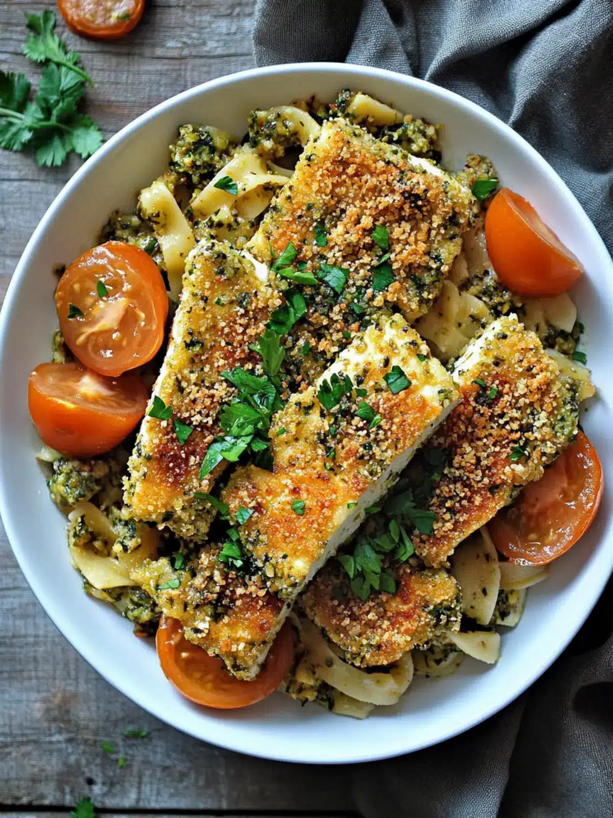 Crispy Vegan Parmesan Herb Crusted Tofu You’ll Crave 3 Vegan Parmesan Herb Crusted Tofu