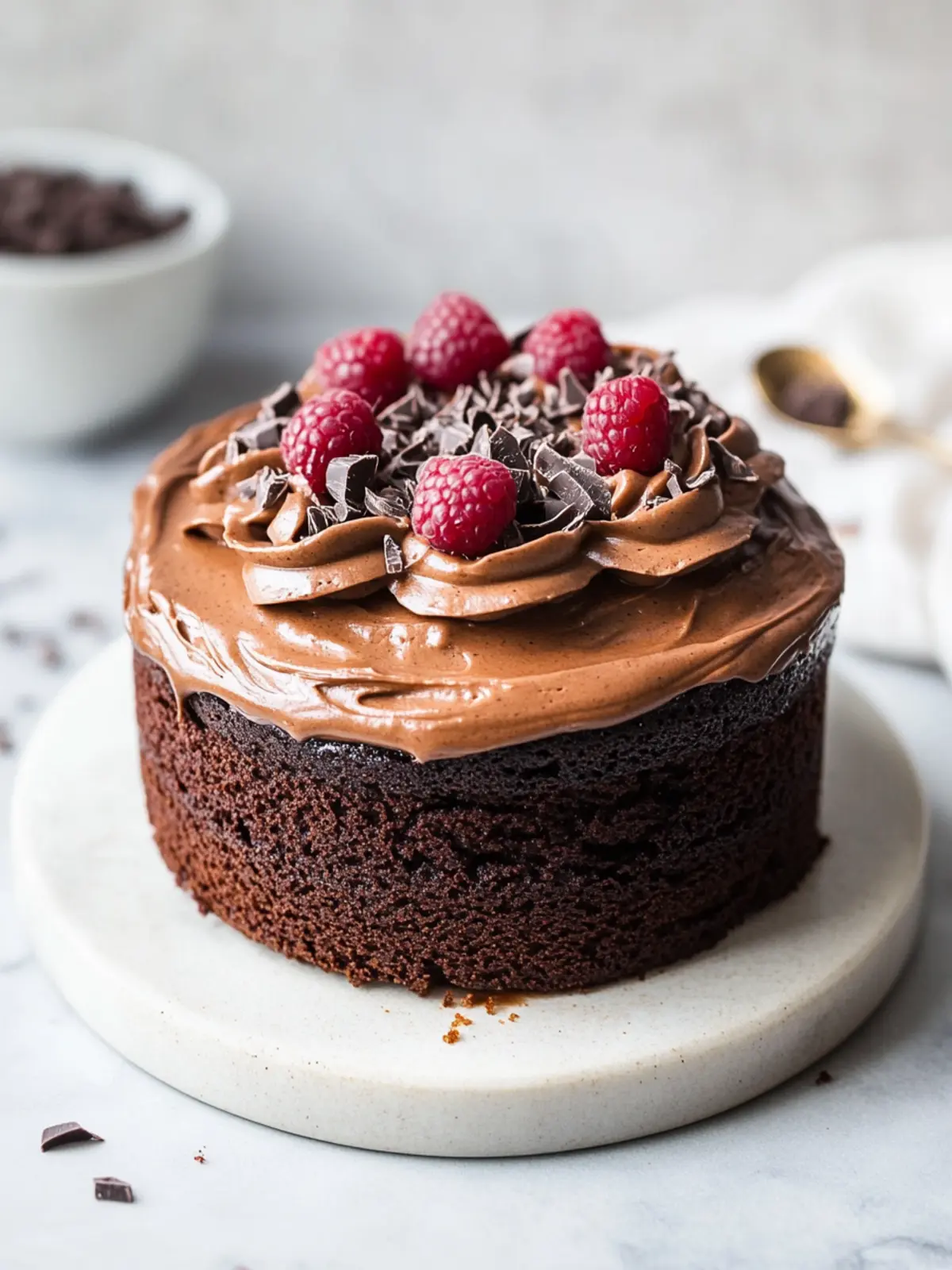 Decadent Small Vegan Chocolate Cake That's Super Easy to Make 5 Small Vegan Chocolate Cake