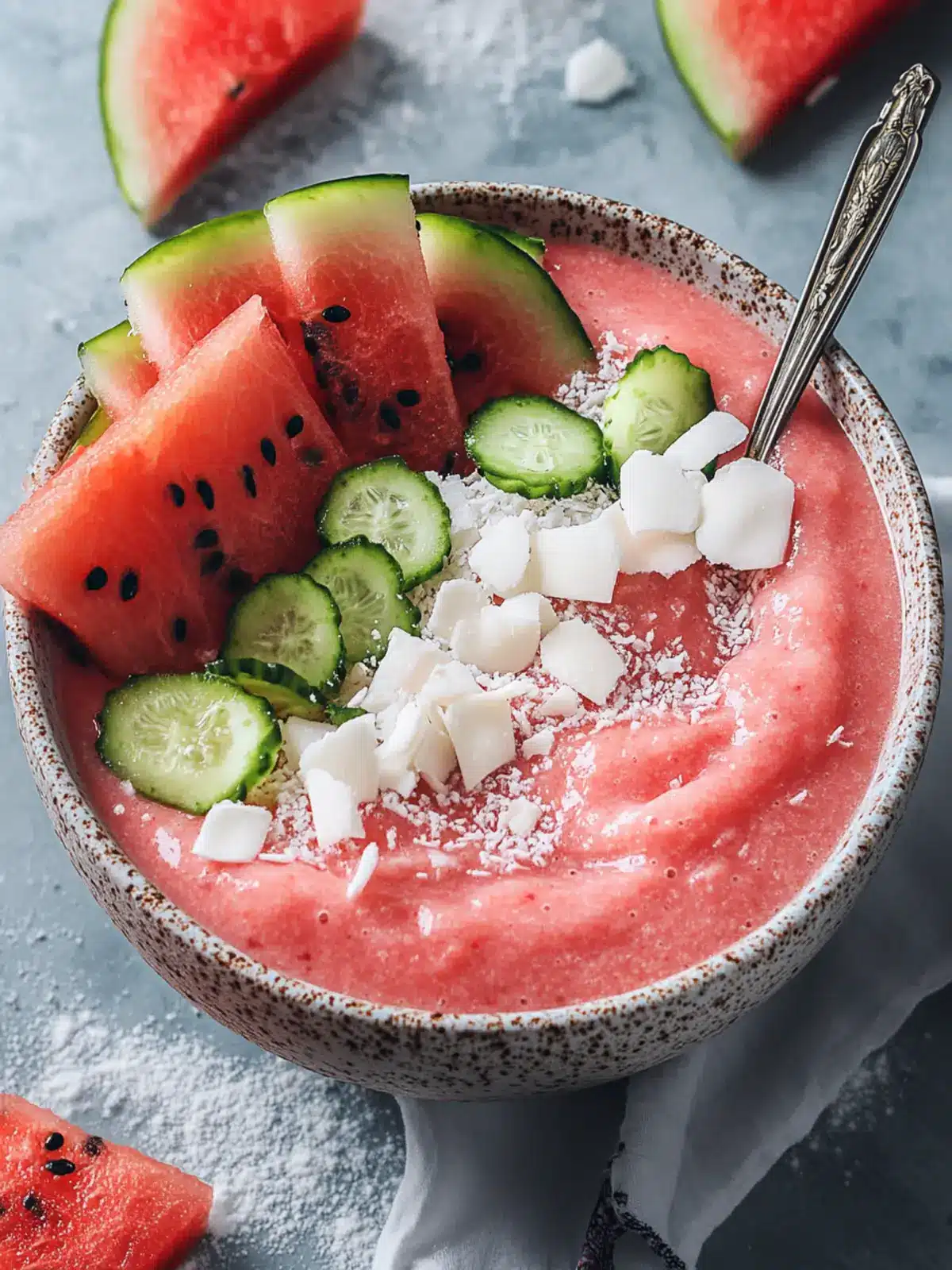 Refreshing Watermelon Smoothie Bowl for Ultimate Summer Bliss 2 Watermelon Smoothie Bowl