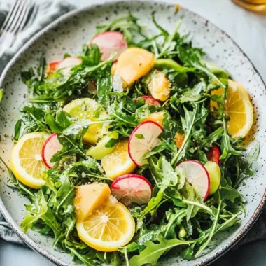Zesty Lemon Arugula Salad That Brightens Your Day 9 Lemon Arugula Salad