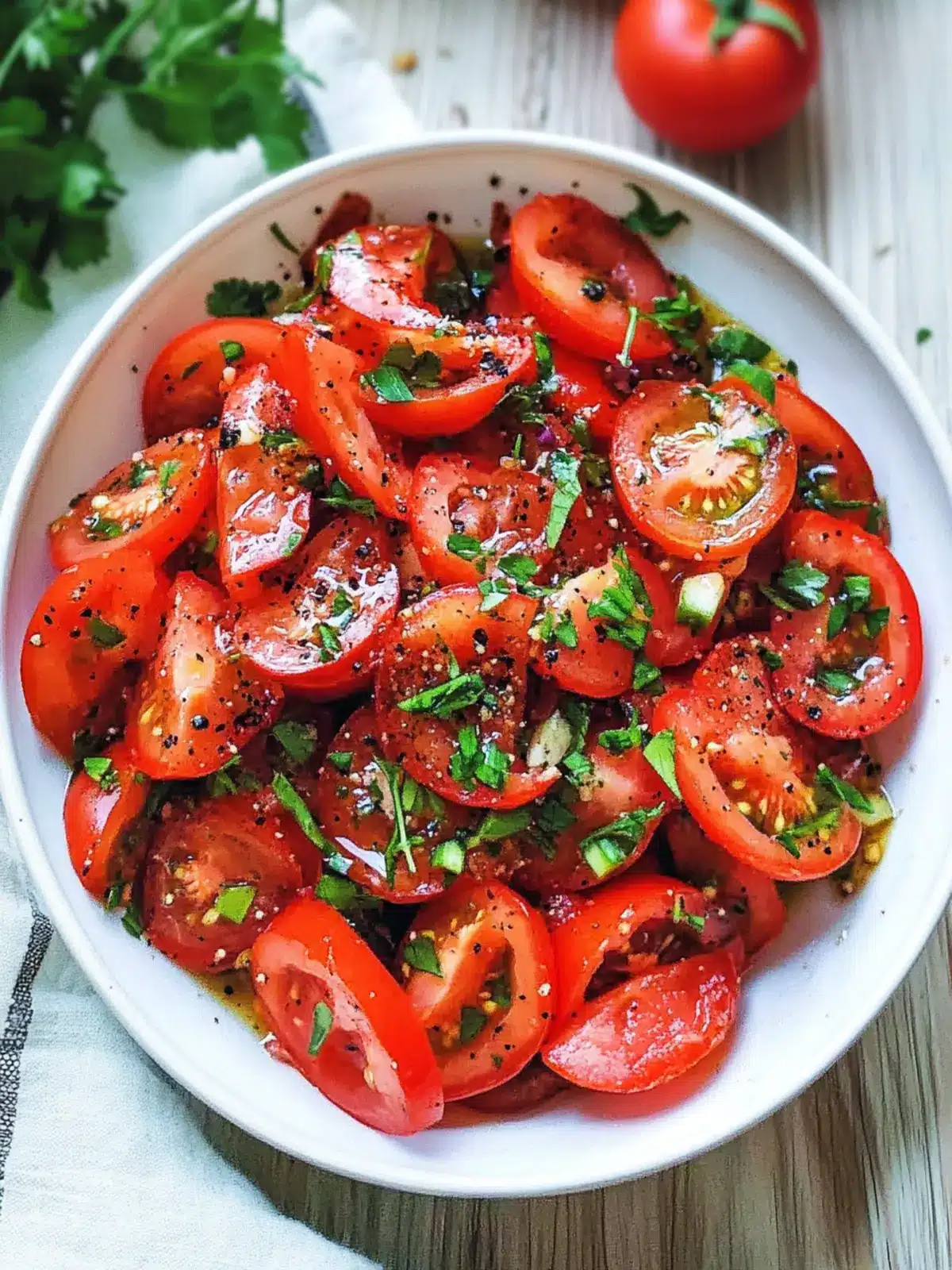 Zesty Lebanese Tomato Salad That Elevates Any Meal 4 Lebanese Tomato Salad