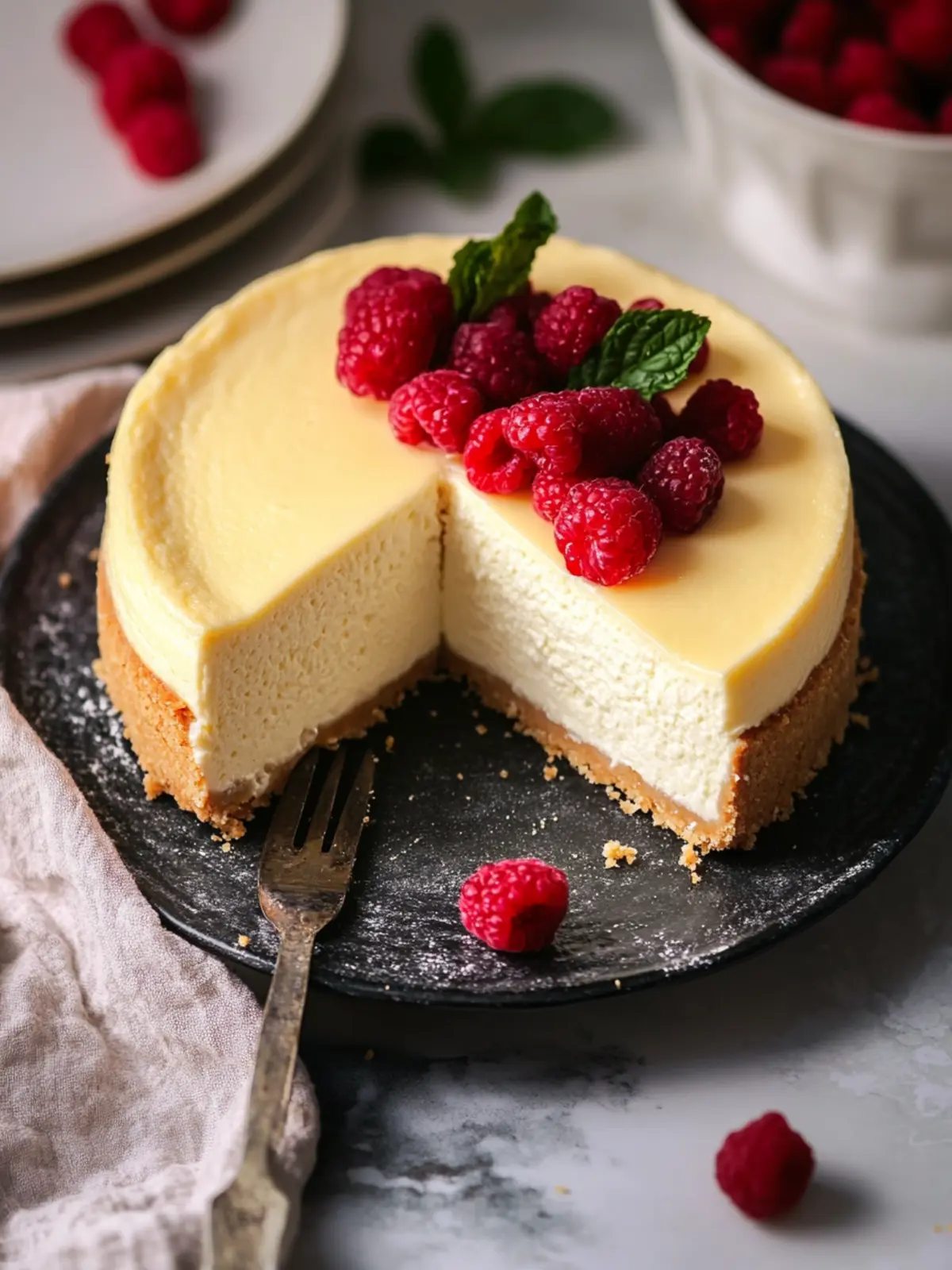 Creamy New York Style Cheesecake That Steals the Show 3 New York Style Cheesecake