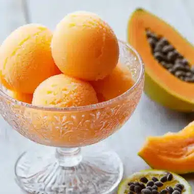 Delightful Papaya Lime Sorbet for a Refreshing Summer Treat 9 Papaya Lime Sorbet