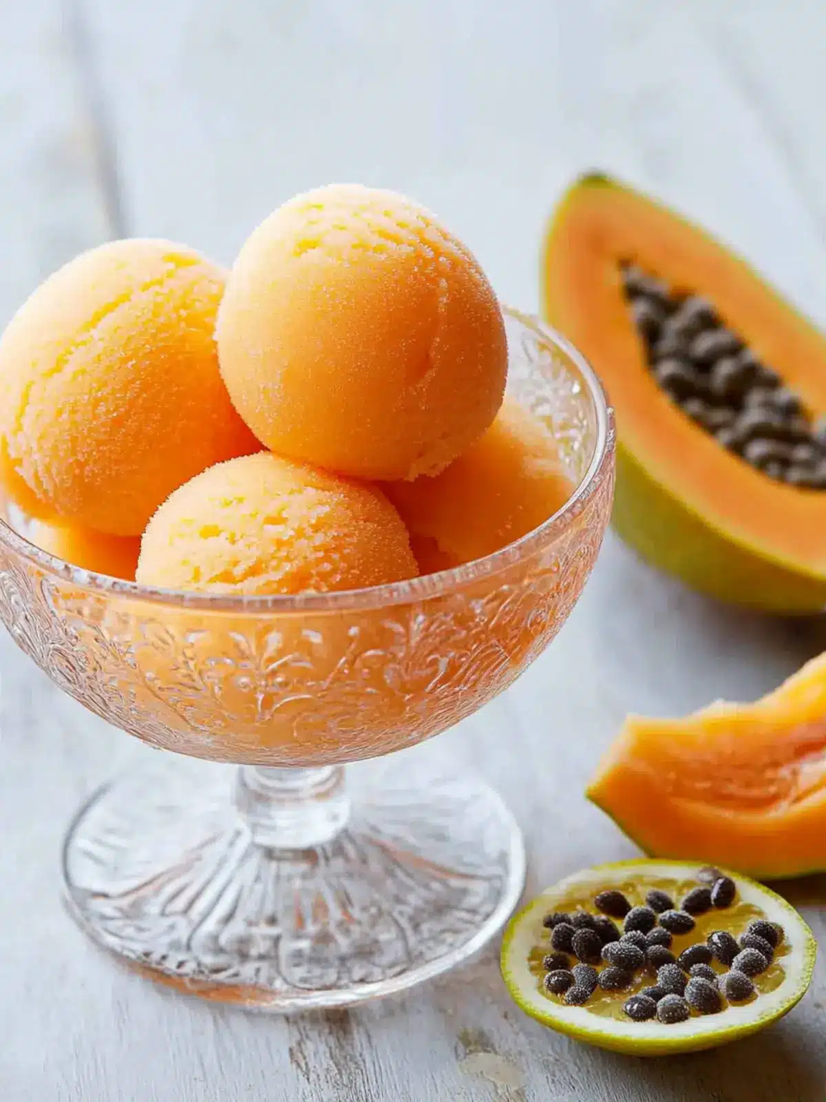 Delightful Papaya Lime Sorbet for a Refreshing Summer Treat 5 Papaya Lime Sorbet