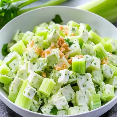 Celery Salad with Creamy Yogurt: A Fresh Twist You’ll Love 9 Celery Salad