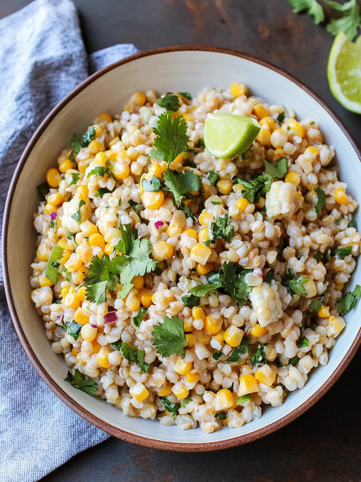 Delicious Mexican Street Corn Barley Salad You’ll Crave! 5 Mexican Street Corn Barley Salad