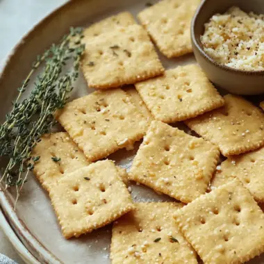 Delicious Cheese-y Chickpea Flour Crackers for Snacking Fun 9 Cheese-y Chickpea Flour Crackers