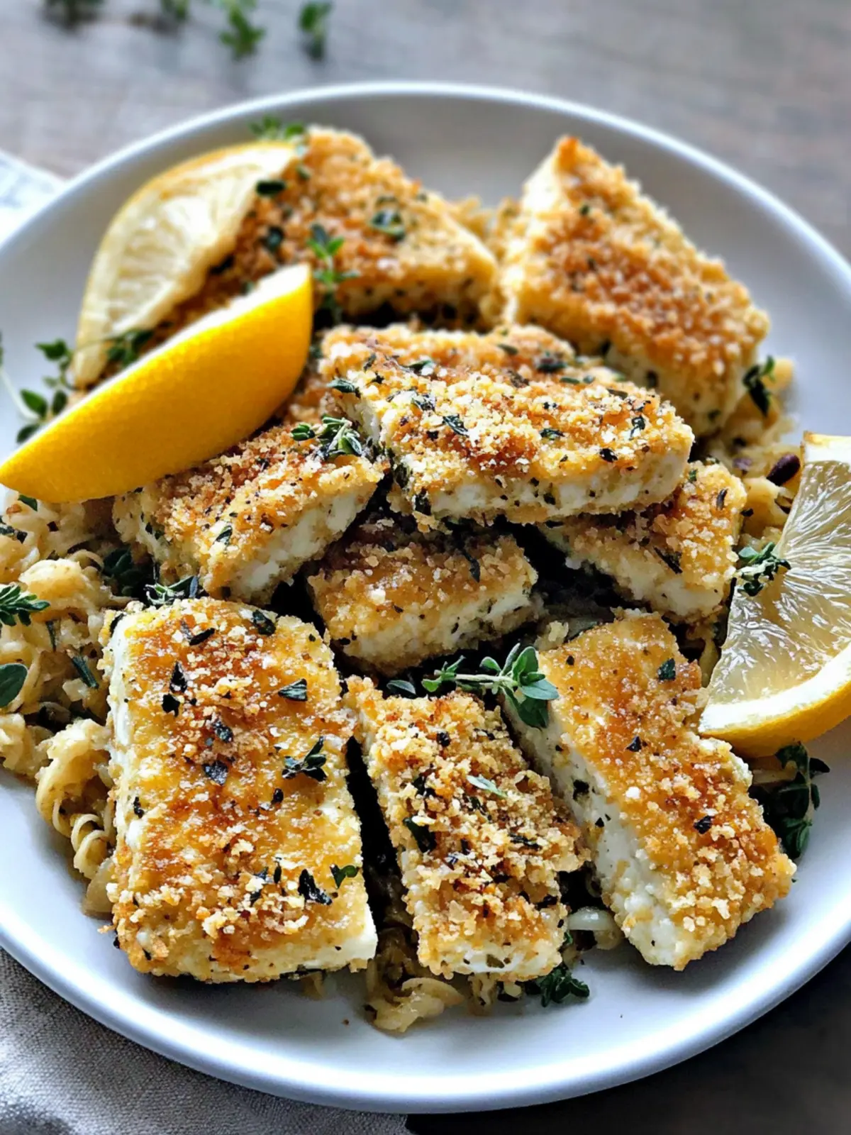 Crispy Vegan Parmesan Herb Crusted Tofu You’ll Crave 5 Vegan Parmesan Herb Crusted Tofu