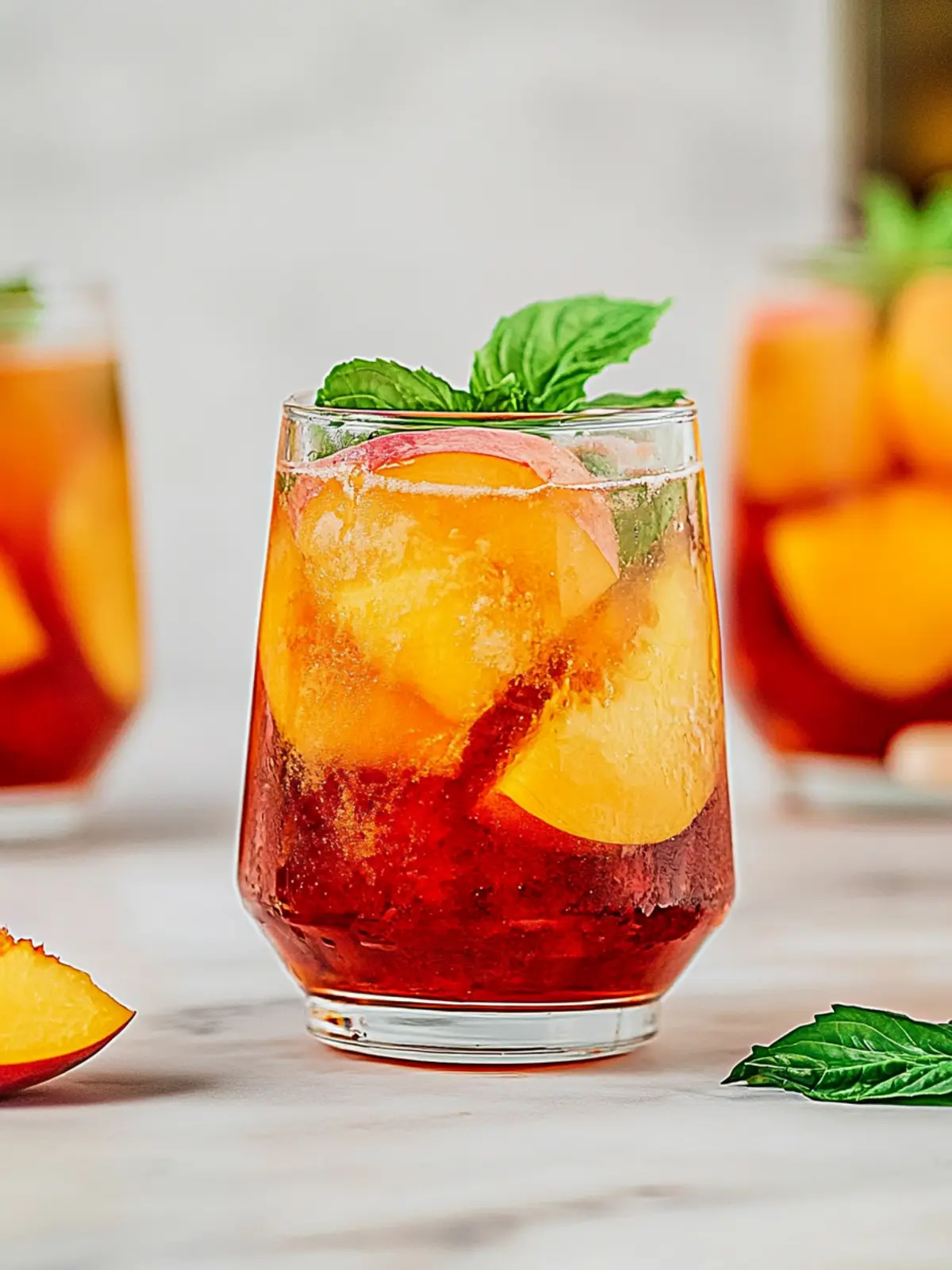 Refreshing Ginger Peach Iced Tea to Beat the Heat 2 Ginger Peach Iced Tea