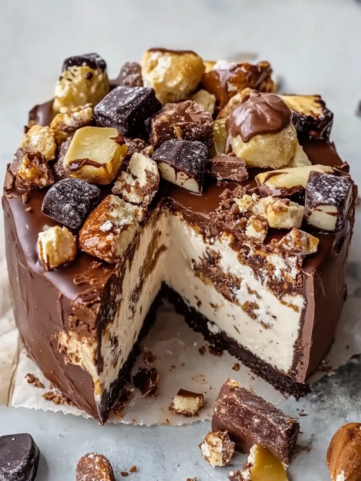 Indulge in Chunky Cheesecake Rocky Road Bliss Today 2 Chunky Cheesecake Rocky Road