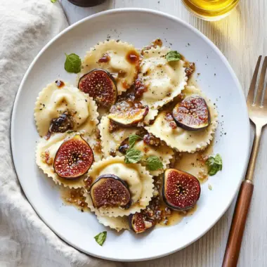 Caramelized Figs and Ravioli: A Sweet Savory Delight 9 Caramelized Figs and Ravioli