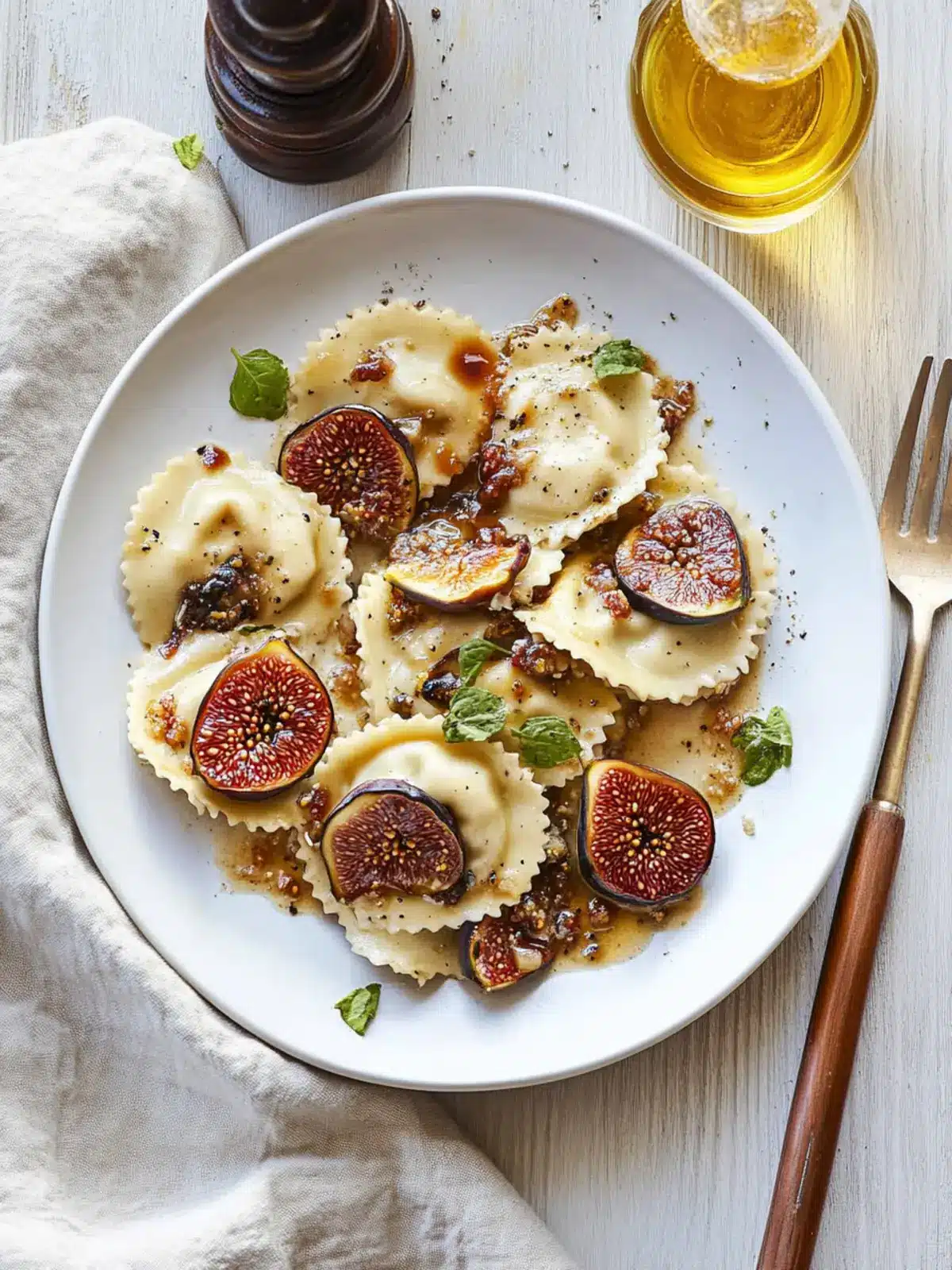 Caramelized Figs and Ravioli: A Sweet Savory Delight 5 Caramelized Figs and Ravioli