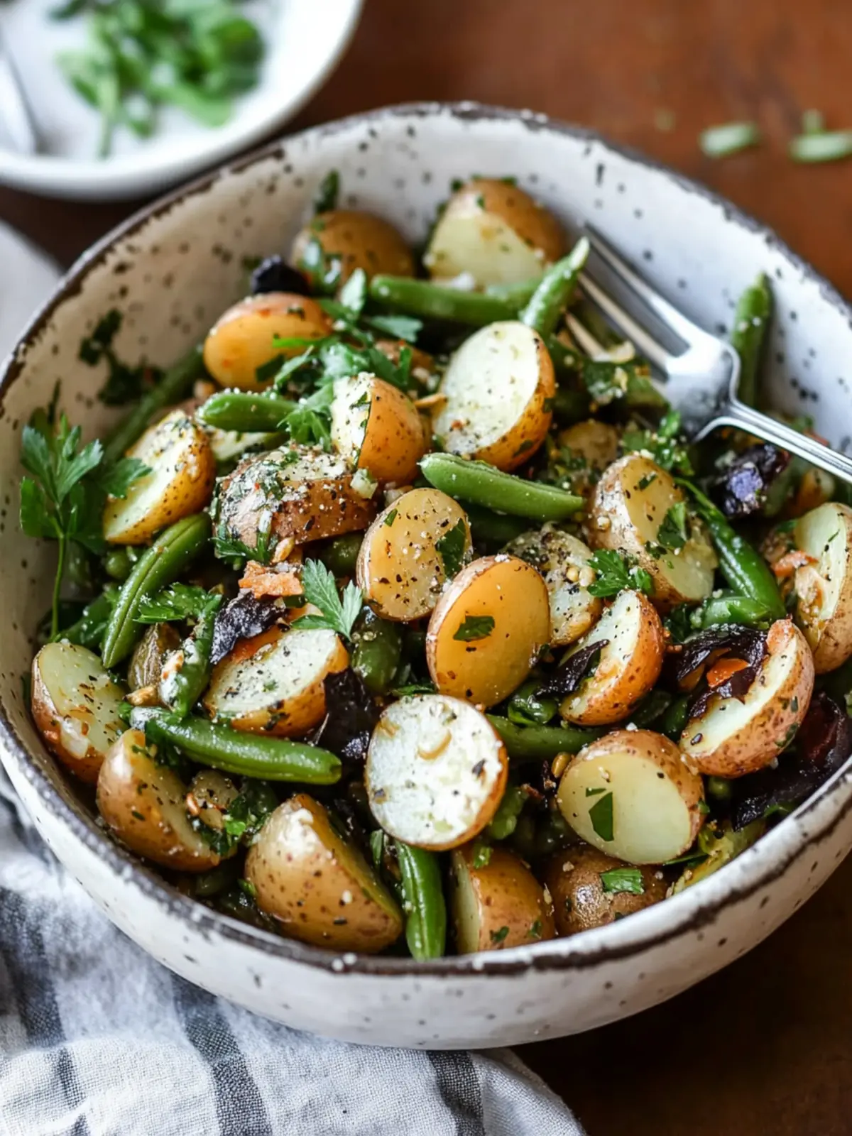 Delicious French-Style Potato and Green Bean Salad Recipe 5 French-Style Potato and Green Bean Salad