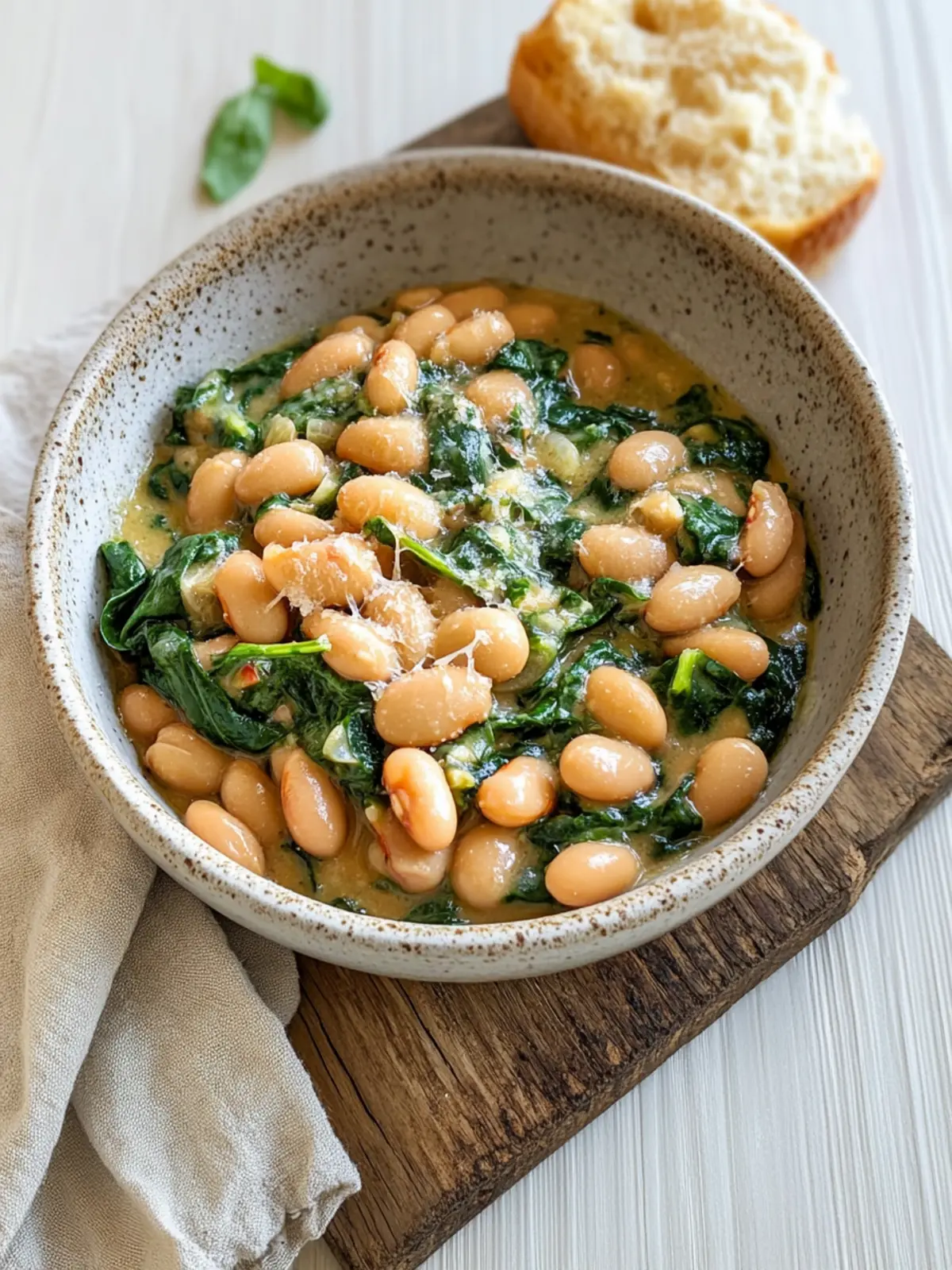 Creamy Butter Beans with Spinach: A Cozy Dinner Delight 4 Creamy Butter Beans with Spinach
