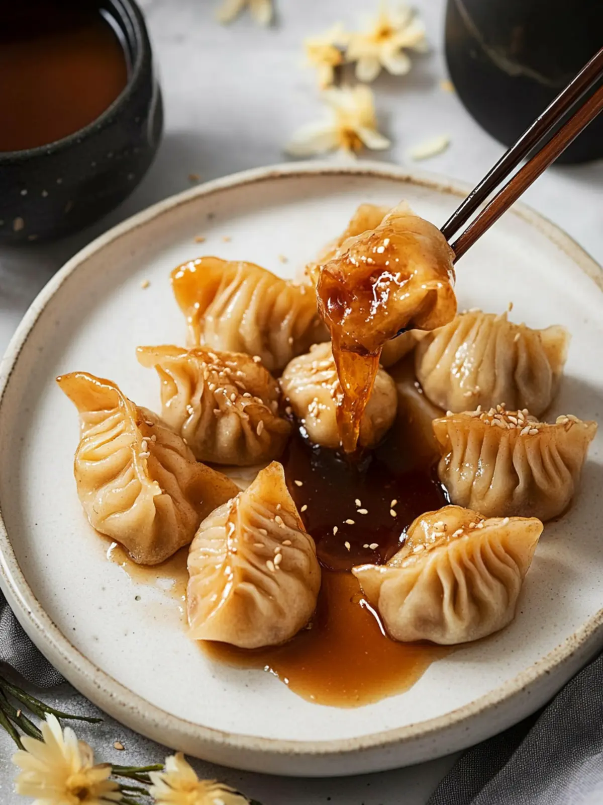 Irresistible Apple Dumplings with Miso Caramel Sauce Delight 4 Apple Dumplings with Miso Caramel Sauce