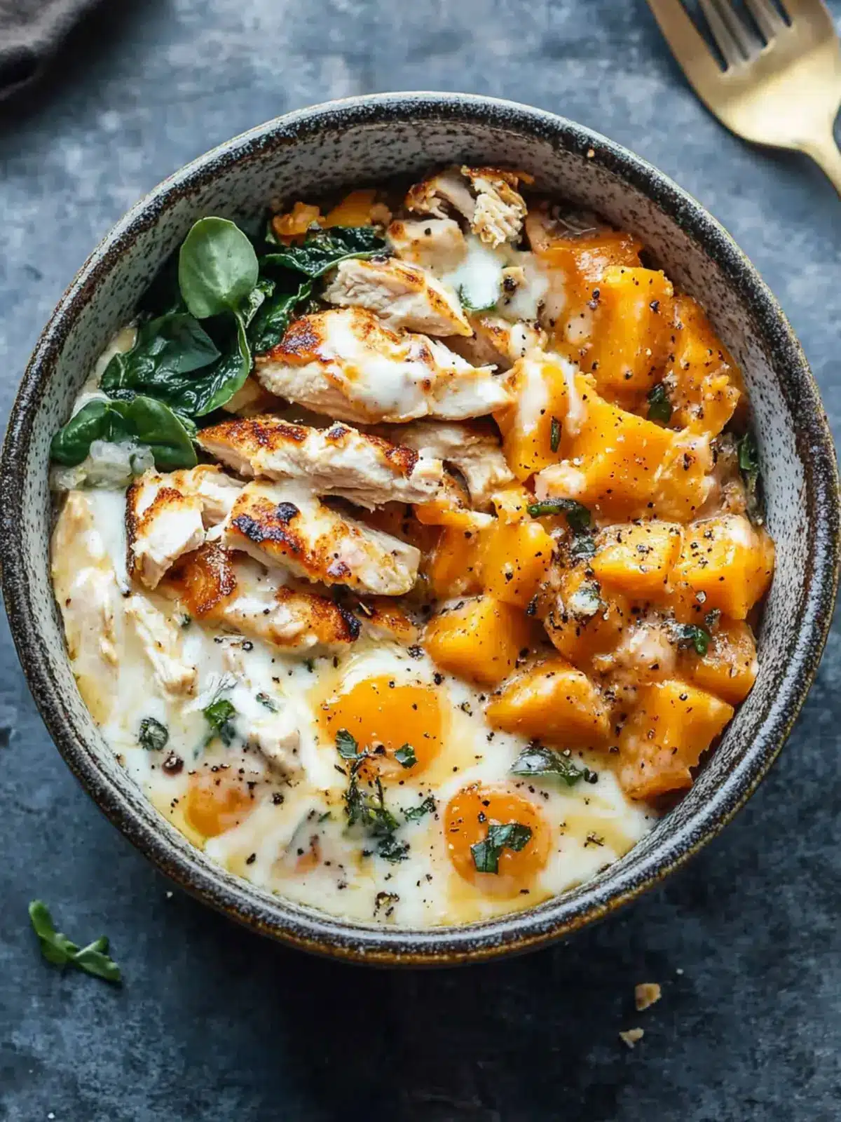 Delicious Butternut Chicken Breakfast Bowl for Easy Mornings 5 Butternut Chicken Breakfast Bowl
