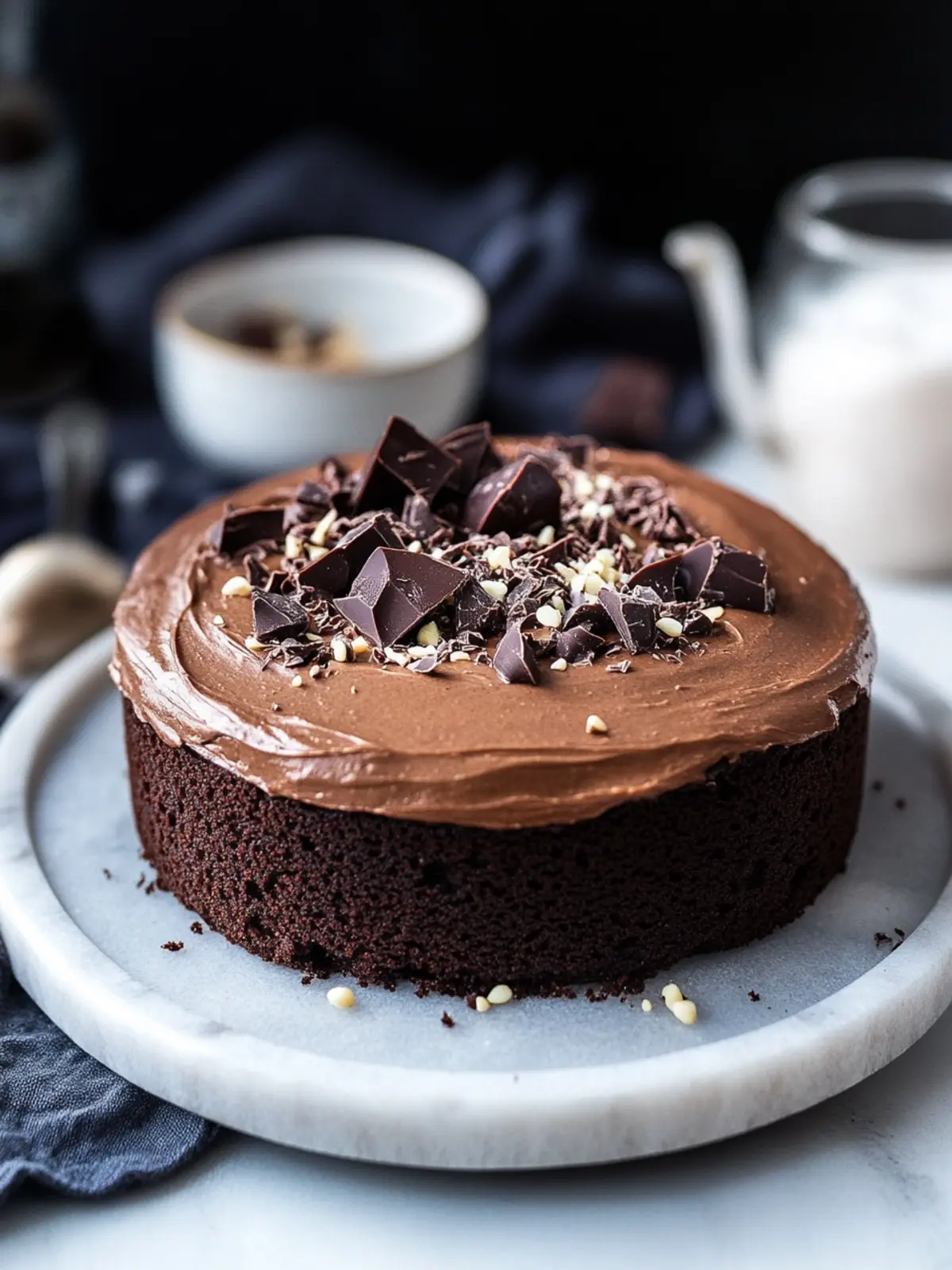 Decadent Small Vegan Chocolate Cake That's Super Easy to Make 3 Small Vegan Chocolate Cake