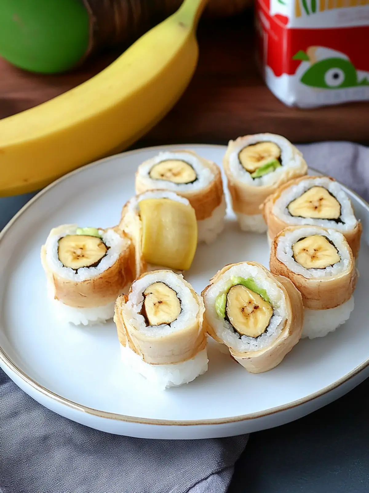 Deliciously Fun Banana Sushi: A Quick Snack Twist 3 Banana Sushi
