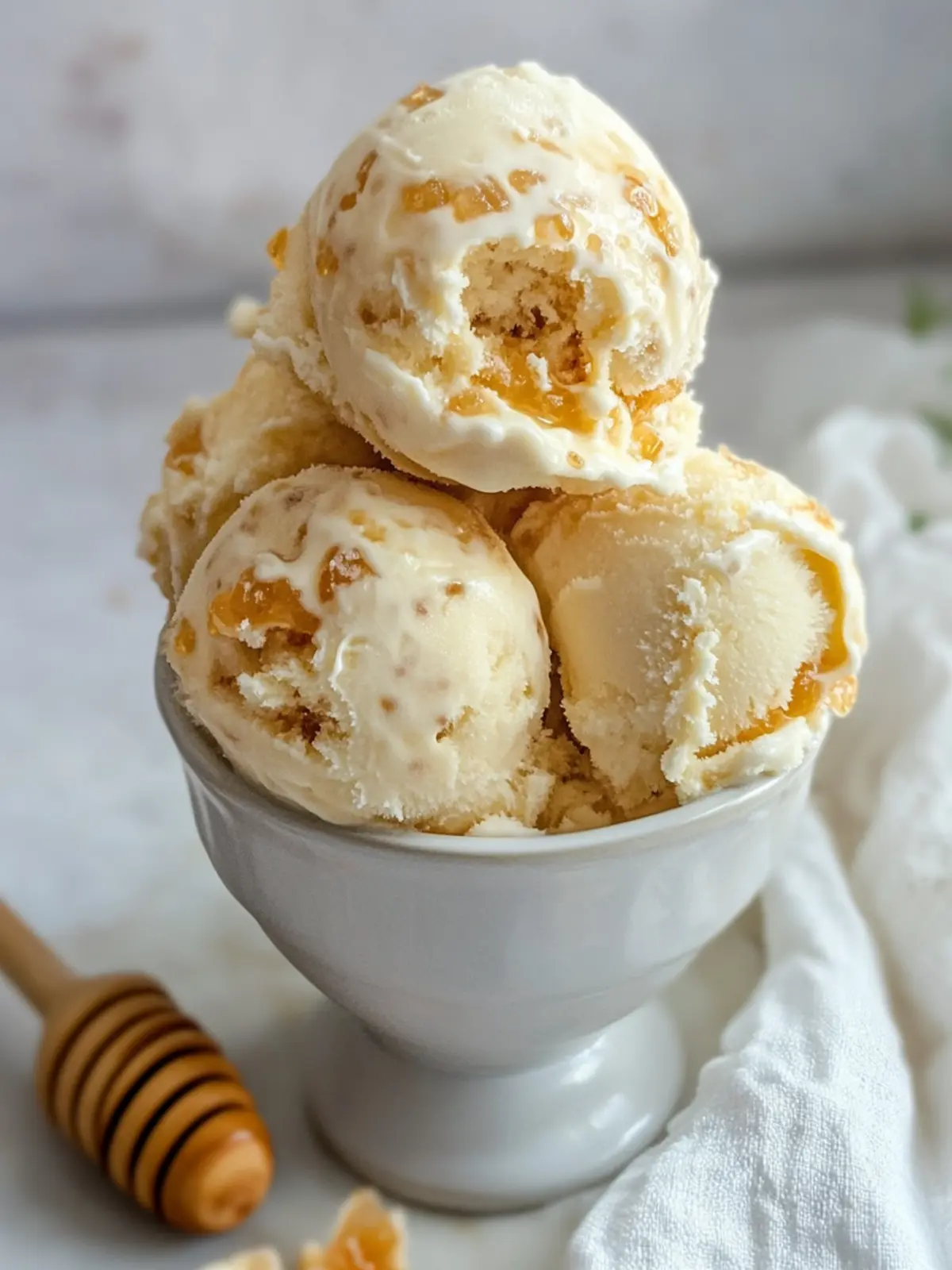 Decadent Honeycomb Ice Cream Recipe You Need to Try 3 Honeycomb Ice Cream