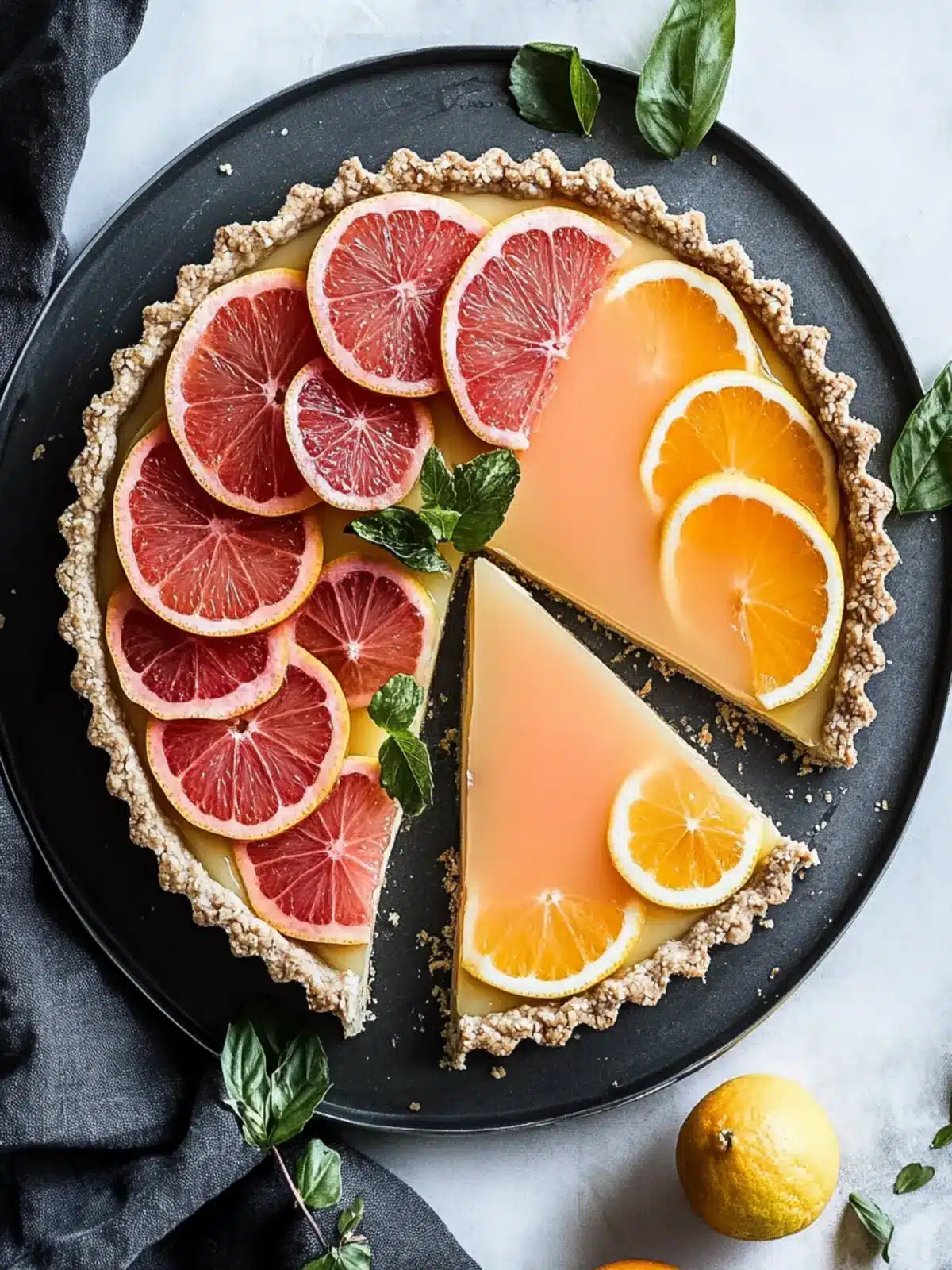 Zesty Citrus Tart That Transforms Your Dessert Game 2 Citrus Tart