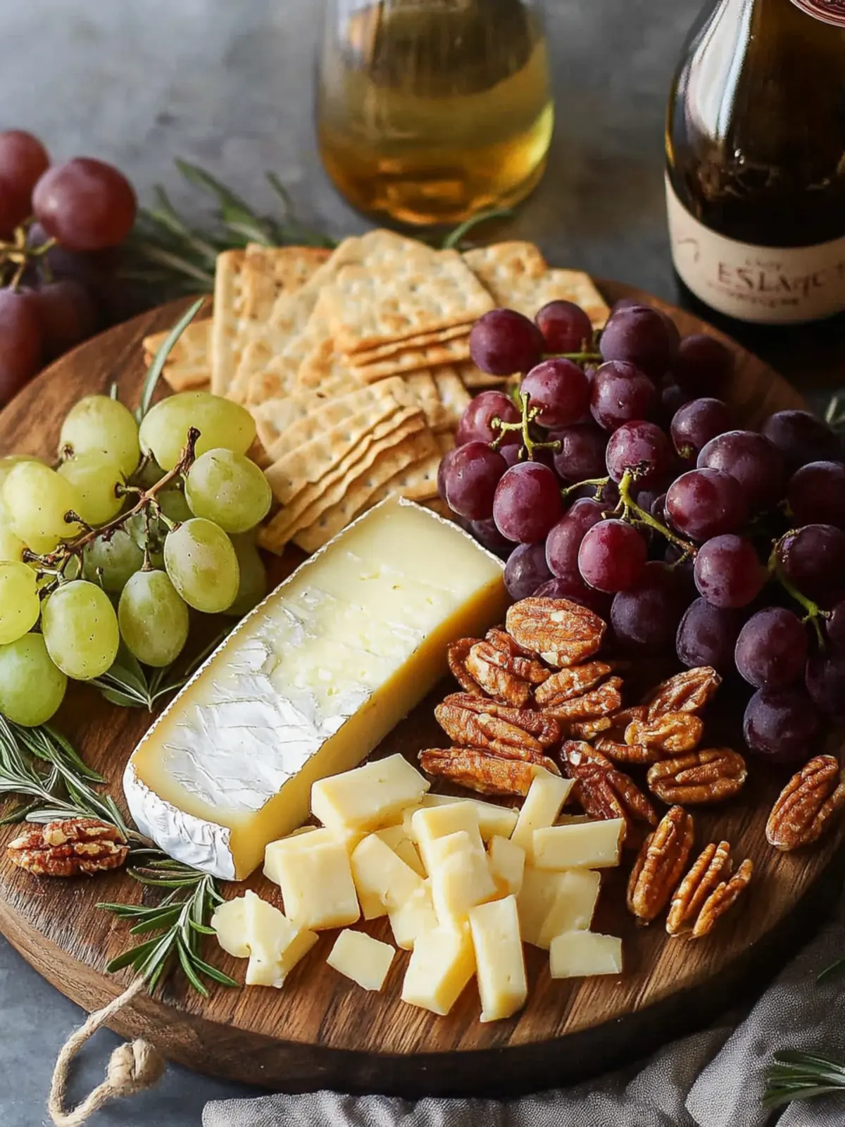 Irresistible Cheese Plate with Roasted Grapes for Cozy Nights 5 Cheese Plate with Roasted Grapes