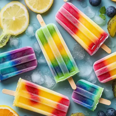 Delicious Rainbow Popsicles for a Refreshing Summer Treat 10 Rainbow Popsicles