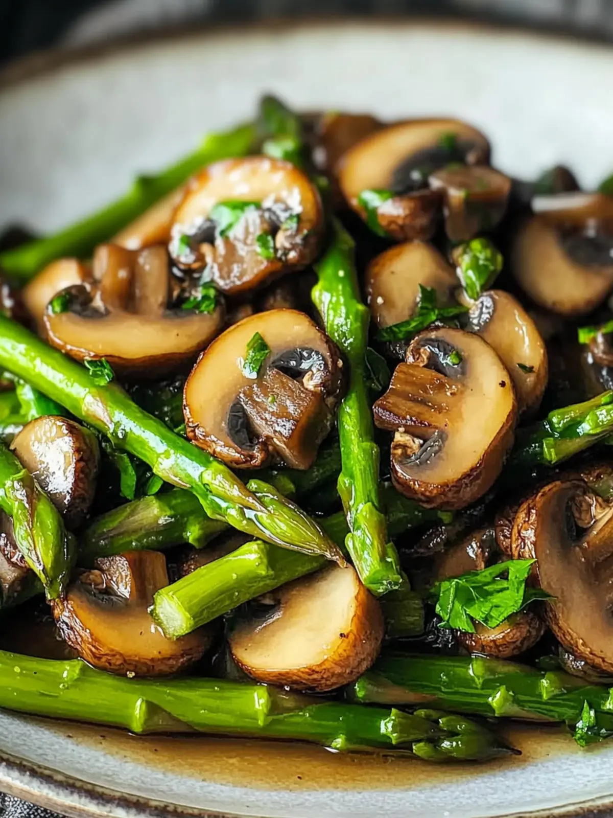 Sautéed Asparagus, Mushrooms, and Garlic in 20 Minutes Flat 3 Sautéed Asparagus, Mushrooms, and Garlic