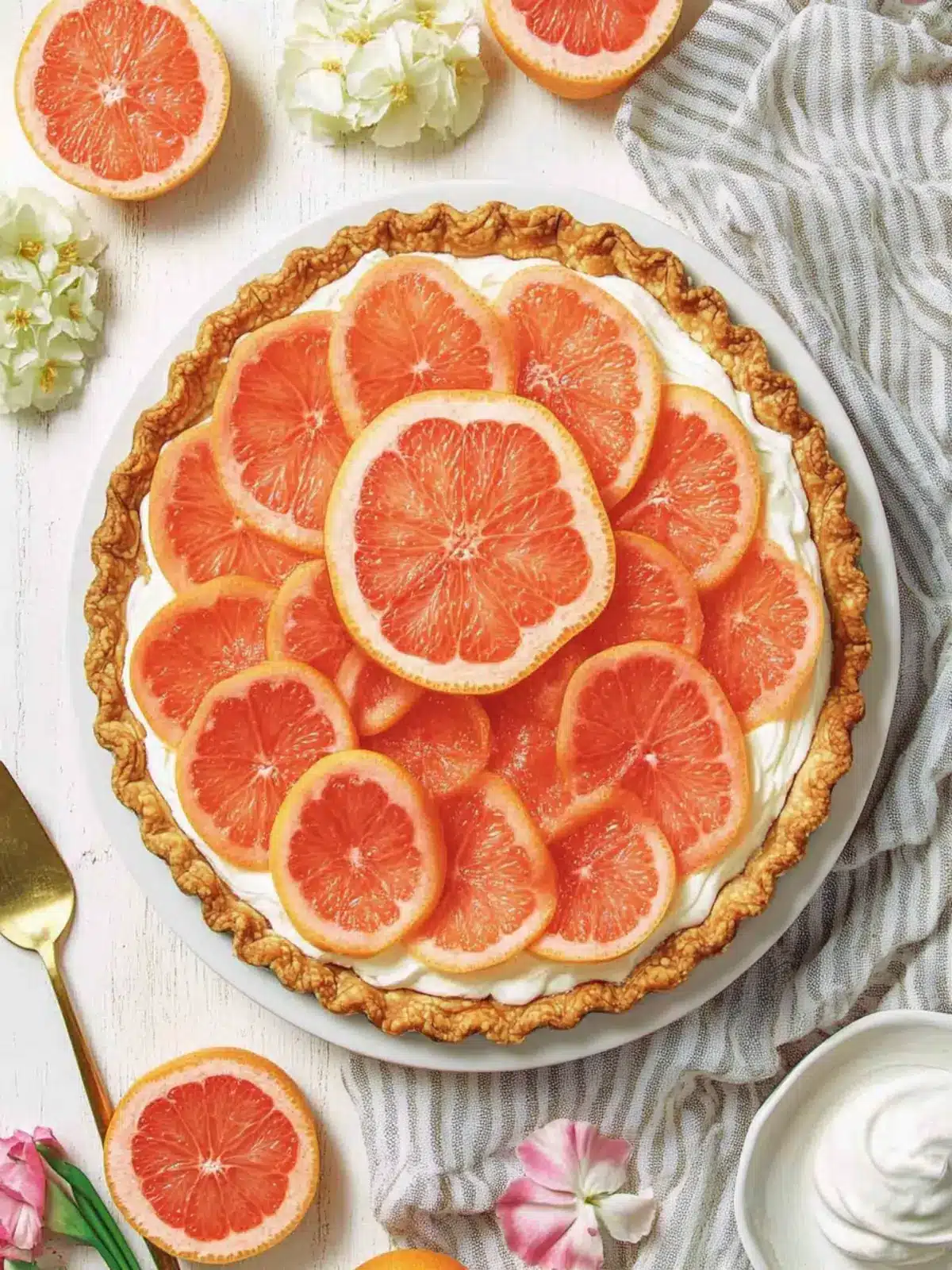 Zesty Grapefruit Pie: Refreshing Twist on a Classic Dessert 2 Grapefruit Pie