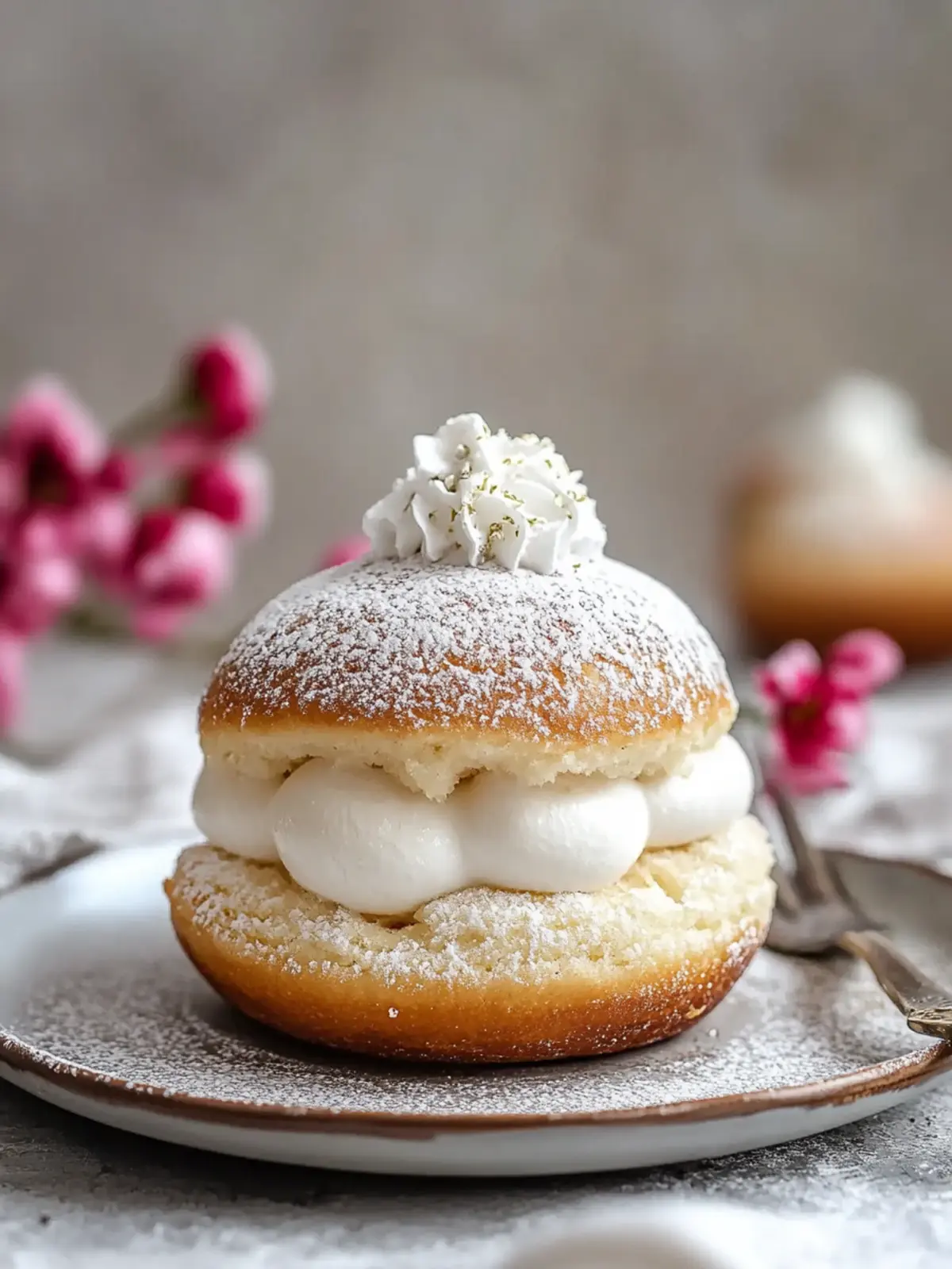 Irresistible Vegan Semla: A Delicious Twist on Tradition 2 Vegan Semla