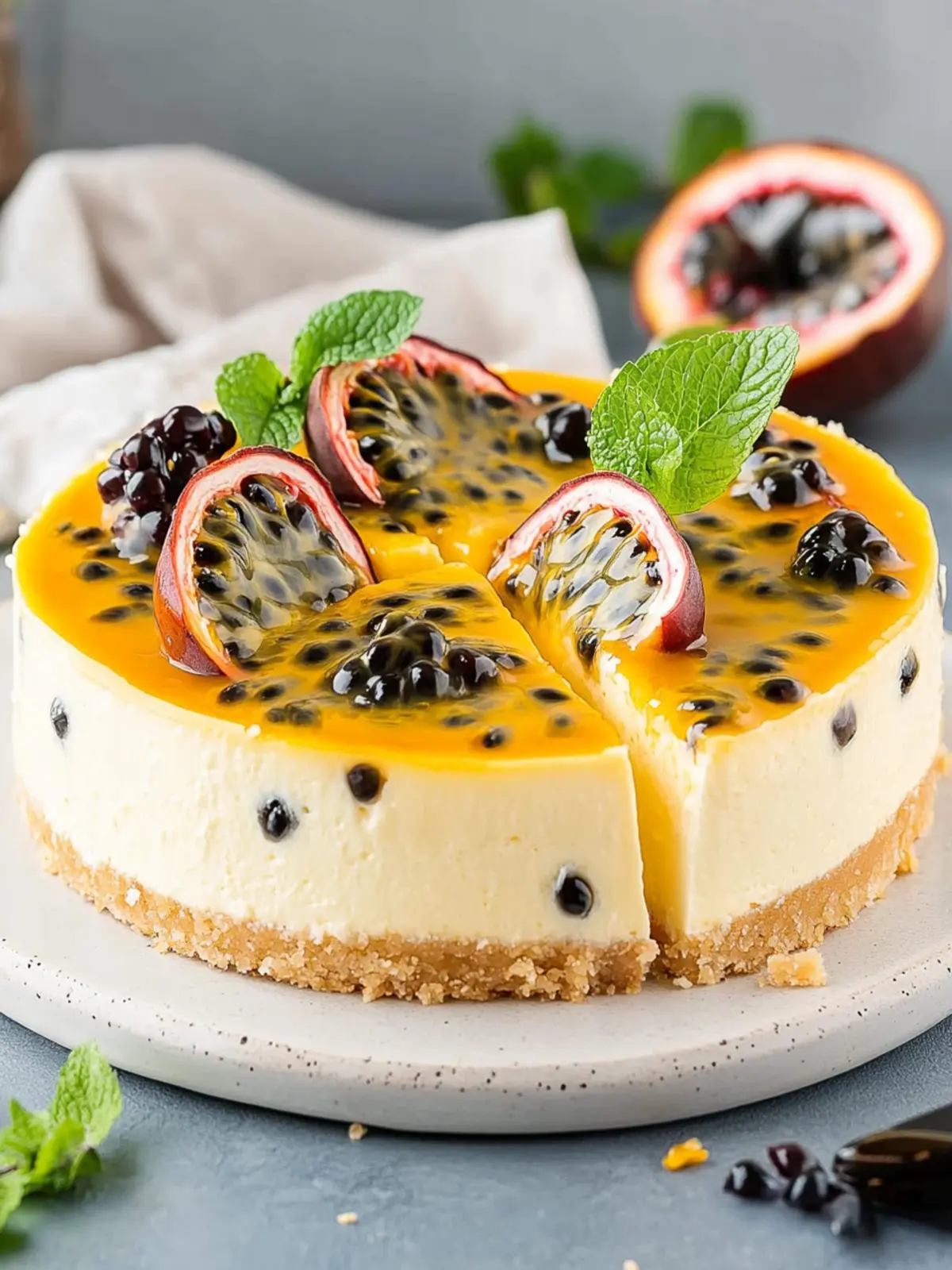 Mouthwatering Passion Fruit Cheesecake for Your Sweet Escape 5 Passion Fruit Cheesecake