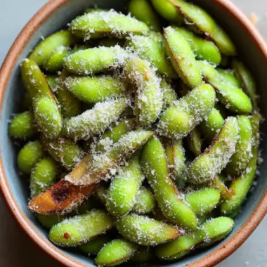 Crispy Parmesan Garlic Edamame: A Game-Changer Snack! 9 Parmesan Garlic Edamame
