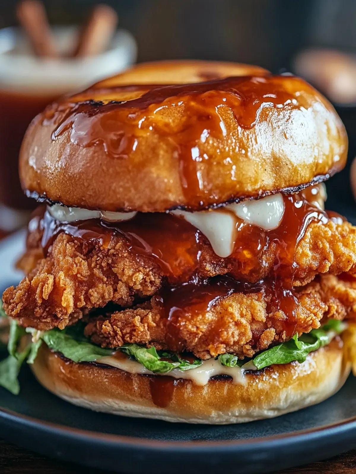 Cinnamon Roll Fried Chicken Sandwich: Sweet and Savory Bliss 5 Cinnamon Roll Fried Chicken Sandwich