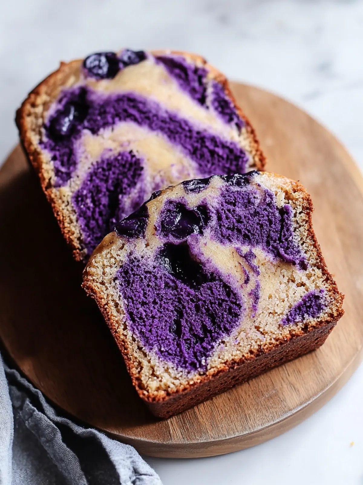 Marbled Ube Banana Bread: A Colorful Vegan Delight 4 Marbled Ube Banana Bread