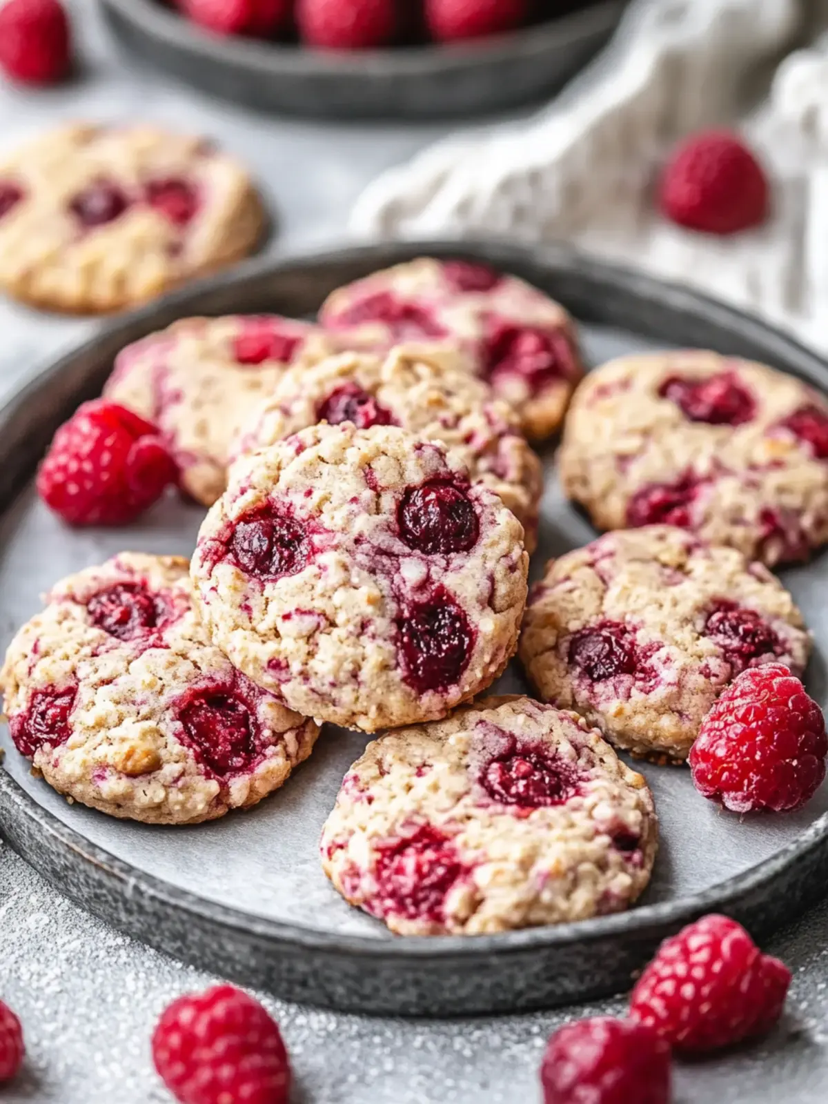 Raspberry Banana Cookies That Even Kids Will Love! 5 Raspberry Banana Cookies