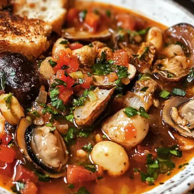 Savory King Oyster Mushroom Cioppino for Cozy Nights 9 King Oyster Mushroom Cioppino